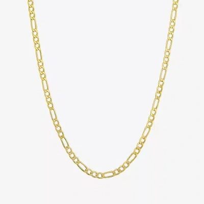 Fine Jewelry 10k Yellow Gold 3.9mm 20-22" Figaro Chain In Transparent