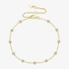 Fine Jewelry 1/10 Ct. T.w. Diamond Strand Bracelet In Sterling Silver Or 14k Gold Over Silver In Multi