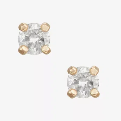 Fine Jewelry Kids' 1/10 Ct. T.w. Natural White Diamond 14k Gold 2.5mm Stud Earrings