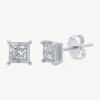 Fine Jewelry 1/3 Ct. T.w. Natural White Diamond 5.6mm Stud Earrings In White