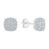 Fine Jewelry 1/4 Ct. T.w. Natural White Diamond 10k White Gold 5.8mm Stud Earrings In White