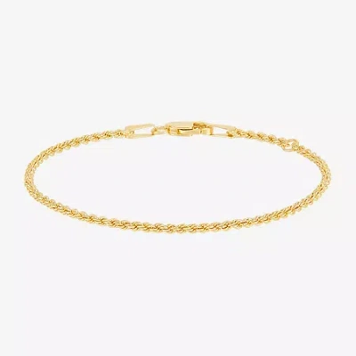 Fine Jewelry Kids' 14k Gold 5 1/2 Inch Hollow Rope Chain Bracelet