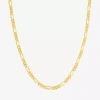 Fine Jewelry 14k Gold Over Silver Chain Necklace In Transparent