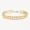 Fine Jewelry 14k Two-tone Gold Stampato Bracelet In Transparent