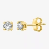 Fine Jewelry 3/8 Ct. T.w. Natural White Diamond 10k Or 14k Gold Stud Earrings In Yellow