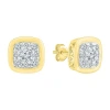 Fine Jewelry 5/8 Ct. T.w. Natural White Diamond 10k Gold 8.7mm Stud Earrings In Yellow
