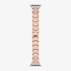 Fine Jewelry Apple Compatible Womens Rose Goldtone Watch Band Fmdjab014 In Transparent