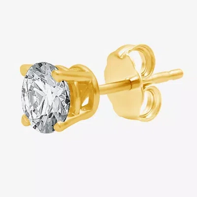 Fine Jewelry Classic Collection 1 Ct. T.w. Natural White Diamond In 10k Or 14k Gold 6.3mm Single Earring In Yellow