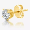 Fine Jewelry Classic Collection 1/2 Ct. T.w. Natural White Diamond 10k Gold 5.2mm Single Earring In Yellow