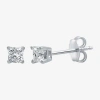 Fine Jewelry Classic Collection 1/4 Ct. T.w. Natural White Diamond 10k Gold 3.4mm Stud Earrings In White