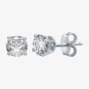 Fine Jewelry Classic Collection 3/4 Ct. T.w. Natural White Diamond 10k Gold 4.5mm Round Stud Earrings In White