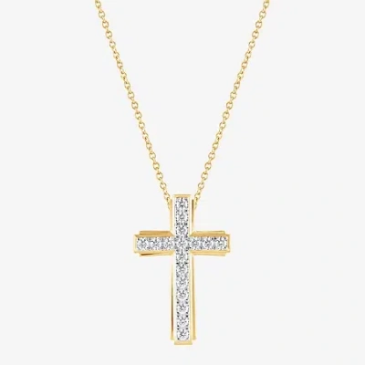 Fine Jewelry Cross (f In Yellow