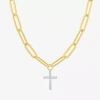 Fine Jewelry Cross (g-h In Yellow