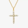 Fine Jewelry Cross (g In Yellow