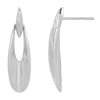 Fine Jewelry Deal Zone Womens Sterling Silver Drop Earrings In Transparent
