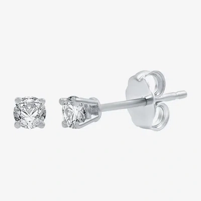 Fine Jewelry Deluxe Collection 1/2 Ct. T.w. Natural White Diamond 14k Gold 3.8mm Stud Earrings