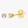 Fine Jewelry Deluxe Collection 1/2 Ct. T.w. Natural White Diamond 14k Gold 3.8mm Stud Earrings In Yellow