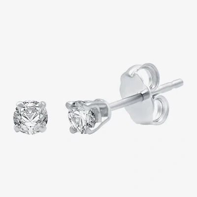 Fine Jewelry Deluxe Collection 1/4 Ct. T.w. Natural White Diamond 14k Gold 3.2mm Stud Earrings