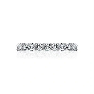 Fine Jewelry Diamonart Cubic Zirconia Sterling Silver Eternity Band Ring