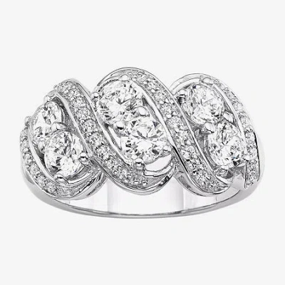 Fine Jewelry Diamonart Cubic Zirconia Sterling Silver Ring