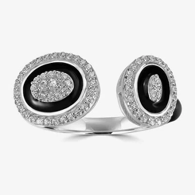Fine Jewelry Diamonart Womens Cubic Zirconia Sterling Silver Cocktail Ring