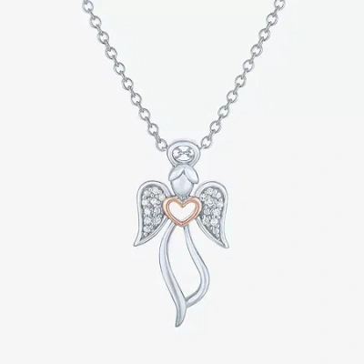 Fine Jewelry Diamond Accent Angel (g-h In White