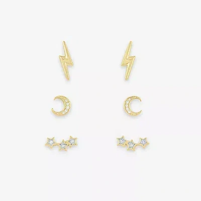 Fine Jewelry Diamond Addiction Diamond-accent Natural Diamond 14k Gold Over Silver Or Sterling Silver Lightning B In Multi