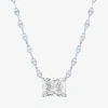 Fine Jewelry Diamond Addiction (e-f / Vs1-vs2) Womens 1 Ct. T.w. Lab Grown White Diamond 10k White Gold 18 Inch P In White