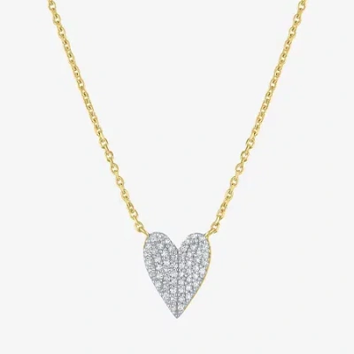 Fine Jewelry Diamond Addiction (g-h / Si2-i1) Womens 14k Gold Over Silver Sterling Silver 18 Inch Cable Chain Nec In Multi