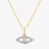 Fine Jewelry Diamond Addiction (g-h / Si2-i1) Womens White Diamond 10k Gold 18 Inch Y Necklace In Transparent