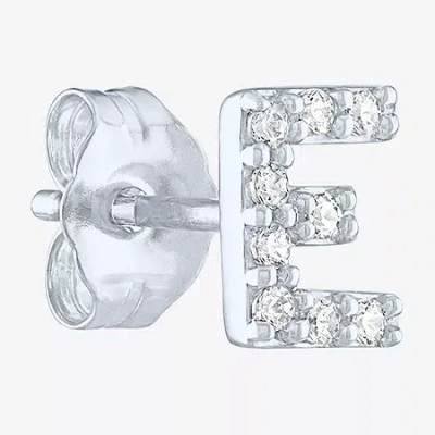 Fine Jewelry Diamond Addiction Lab-grown (g-h / Si2-i1) Diamond Accent Stud Earrings In Sterling Silver