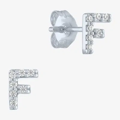 Fine Jewelry Diamond Addiction Lab-grown (g-h / Si2-i1) Diamond Accent Stud Earrings In Sterling Silver