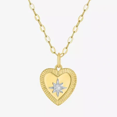 Fine Jewelry Diamond Addiction North Star (g-h / I1-i2) Womens Diamond Accent Lab Grown Diamond 14k Gold Over Sil In Yellow