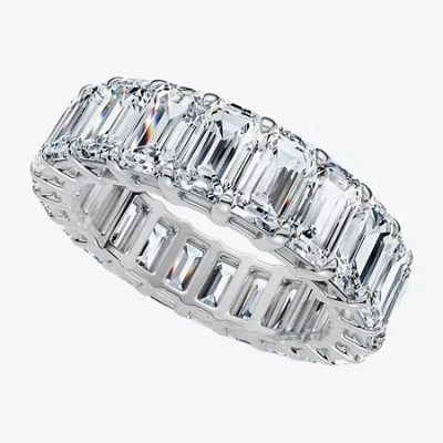 Fine Jewelry (f-g /vs1-vs2) Unisex Adult 5mm 6 Ct. T.w. Lab Grown White Diamond 14k Gold Eternity Wedding Band