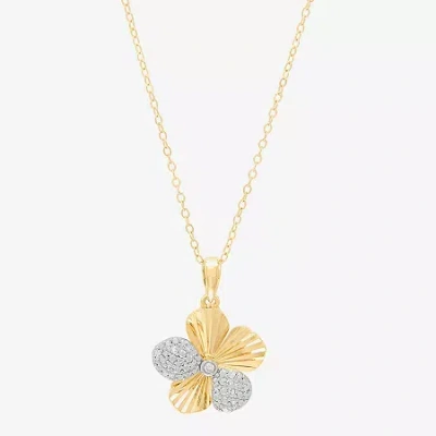 Fine Jewelry Flower (h-i In Yellow