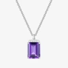 Fine Jewelry Gemstone Sterling Silver 18 Inch Pendant Necklace In Purple