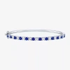 Fine Jewelry Gemstone Sterling Silver Bangle Bracelet
