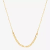 Fine Jewelry Gold Addiction Womens 10k Gold 18 Inch Cable Chain Necklace In Yellow