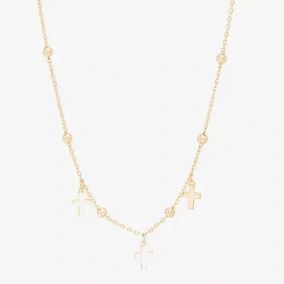 Fine Jewelry Gold Addiction Womens 10k Gold 18 Inch Cable Chain Necklace In Yellow