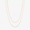 Fine Jewelry Gold Addiction Womens 10k Gold 18 Inch Chain Necklace In Yellow