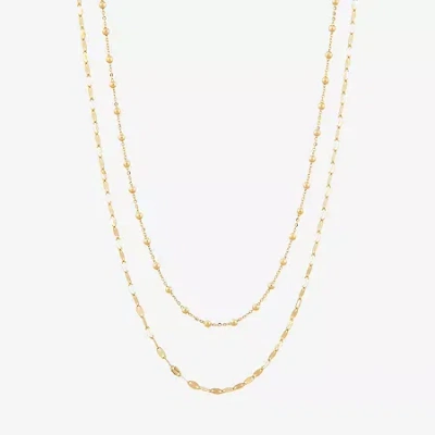 Fine Jewelry Gold Addiction Womens 10k Gold 18 Inch Chain Necklace In Yellow