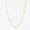 Fine Jewelry Gold Addiction Womens 10k Gold 18 Inch Link Chain Necklace In Yellow