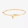 Fine Jewelry Gold Addiction Womens 10k Gold Round Bangle Bracelet In Yellow