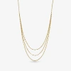 Fine Jewelry Gold Addiction Womens 14k Gold 17 Inch Link Necklace In Transparent