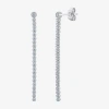 Fine Jewelry (h-i / I1) 1 Ct.t.w. Lab-grown Diamond 10k White Gold Drop Earrings In White