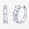 Fine Jewelry (h-i / I1) 2 Ct. T.w. Lab Grown White Diamond 10k Or 14k White Or Yellow Gold 17.5mm Hoop Earrings In White