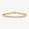 Fine Jewelry (h-i / Si2-i1) 11 Ct. T.w. Lab Grown White Diamond 10k Or 14k White Or Yellow Gold 7.5 Inch Tennis B In Yellow