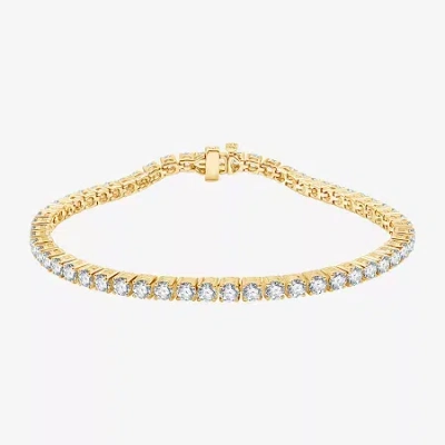 Fine Jewelry (h-i / Si2-i1) 6 Ct. T.w. Lab Grown White Diamond 10k Or 14k White Or Yellow Gold 7.25 Inch Tennis B