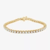 Fine Jewelry (h-i / Si2-i1) 8 Ct. T.w. Lab Grown Diamond 10k Or 14k White Or Yellow Gold Tennis Bracelet In Yellow