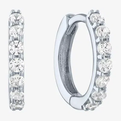 Fine Jewelry (h-i / Si2-i1) Diamond Addiction 1/4 Ct. T.w. Lab Grown White Diamond 13mm Hoop Earrings
